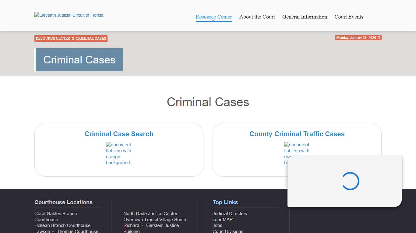Criminal Cases